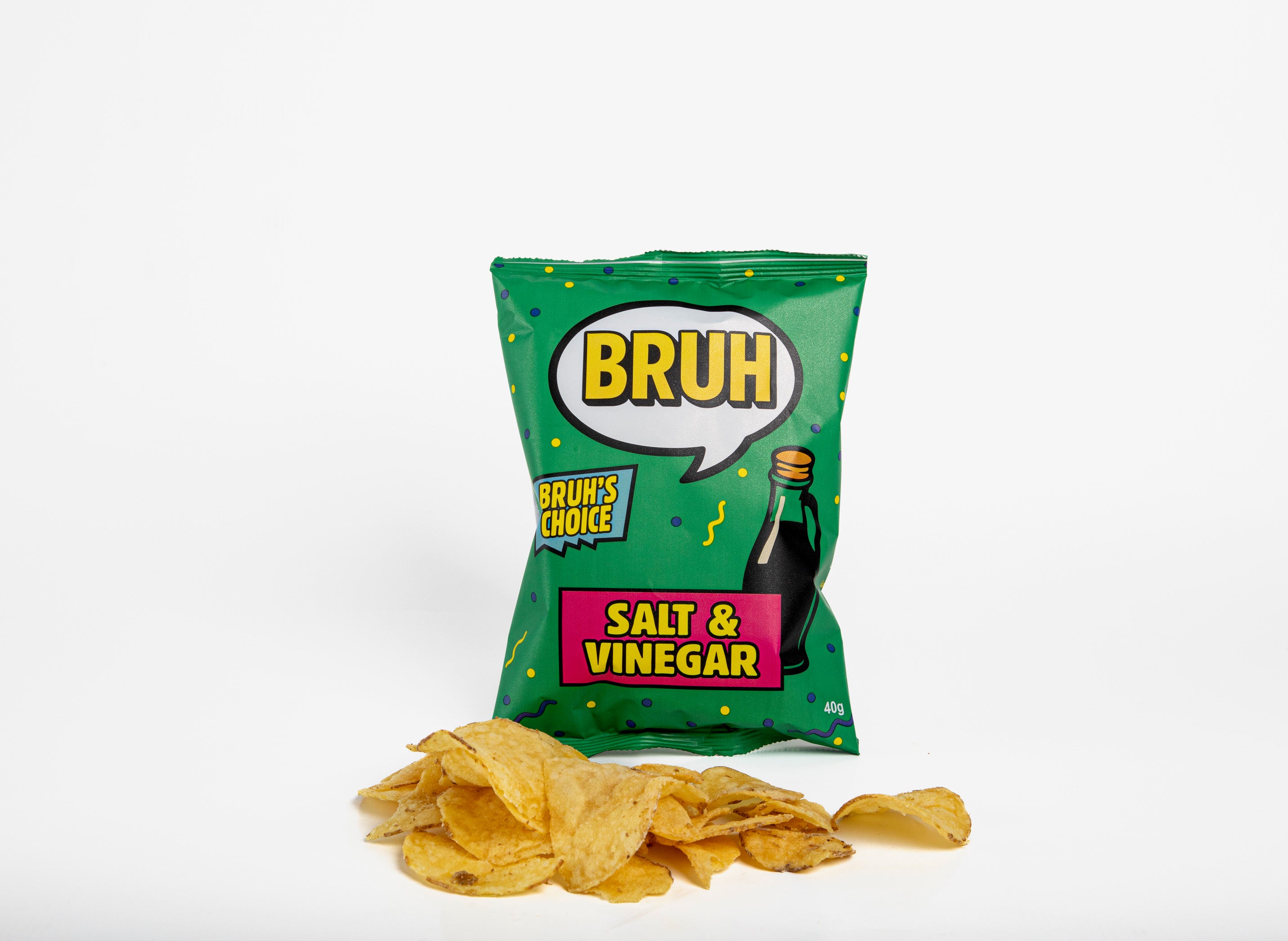 Salt & Vinegar Crisps (24 bags x 40g)