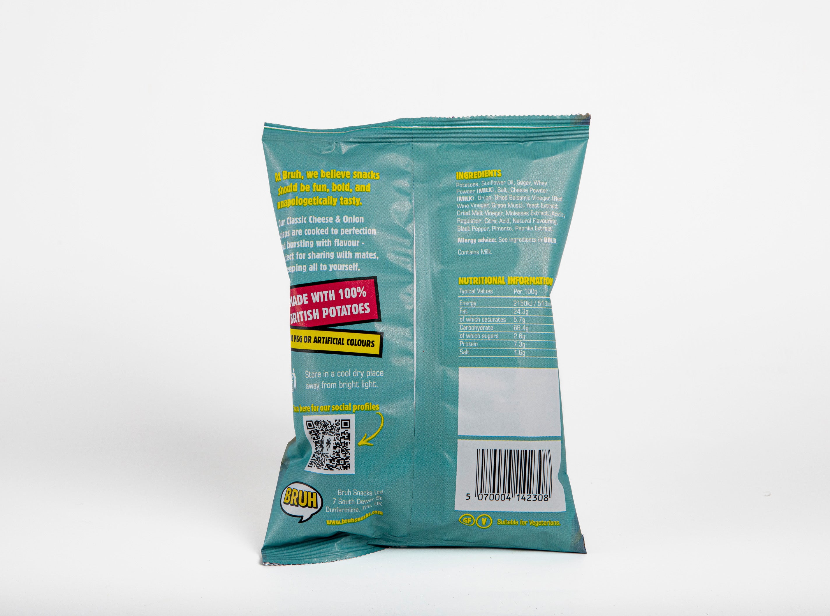 Classic Cheese & Onion Crisps (24 bags x 40g)