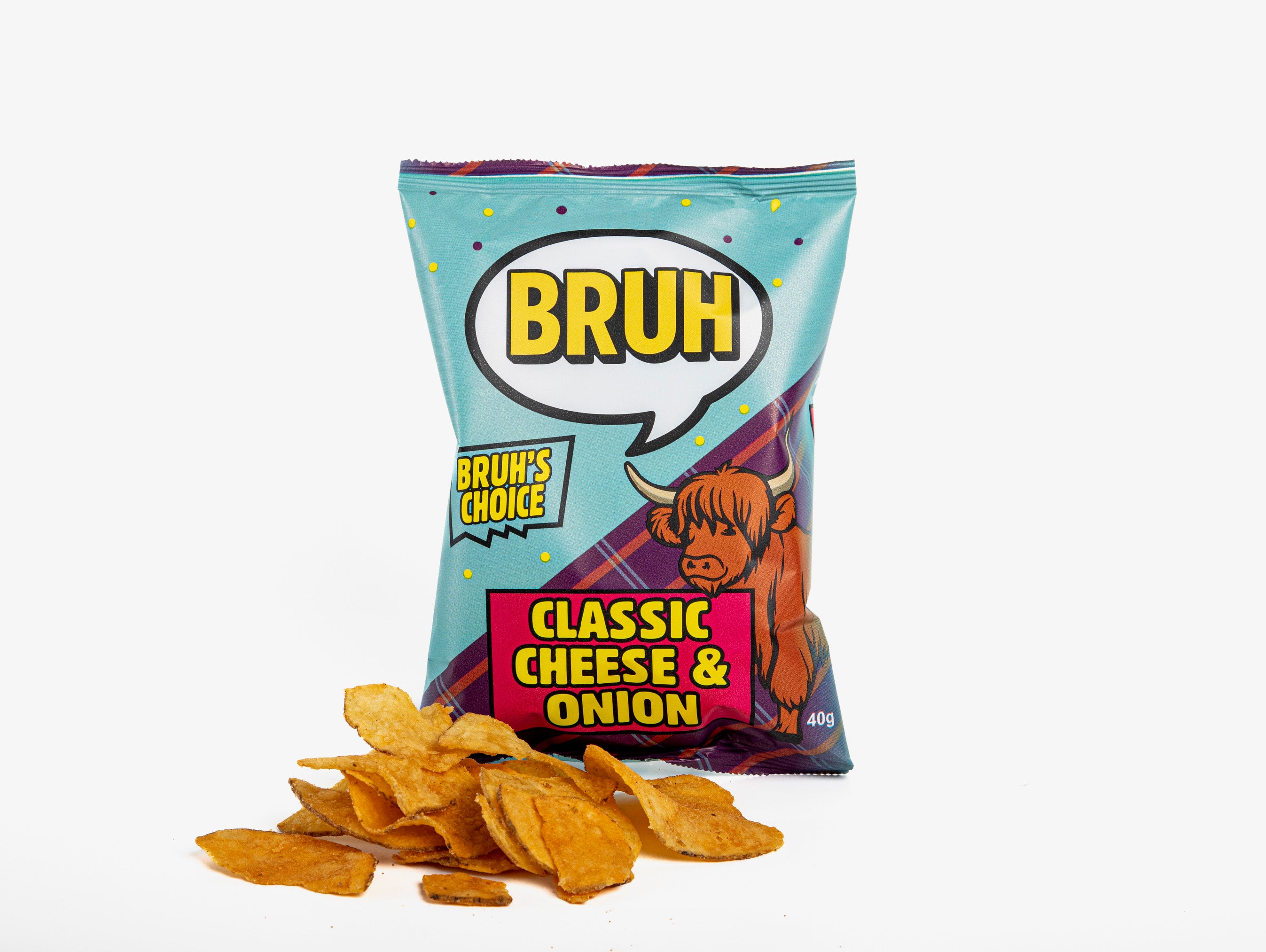 Classic Cheese & Onion Crisps (24 bags x 40g)