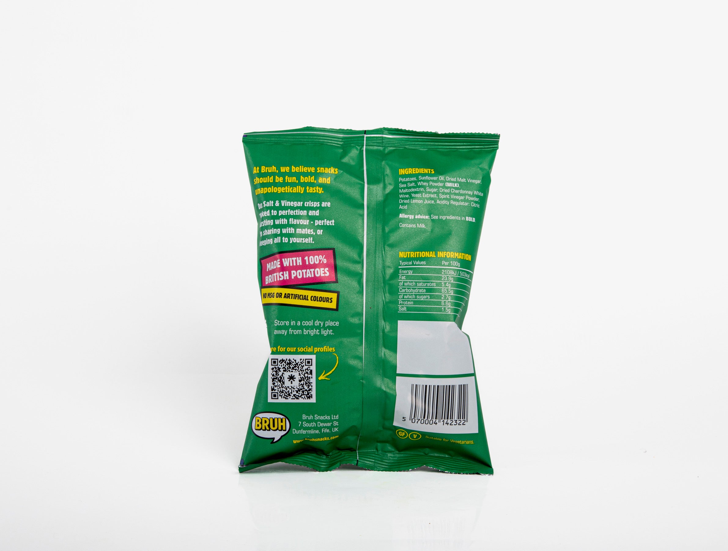 Salt & Vinegar Crisps (24 bags x 40g)